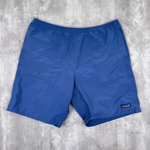 Patagonia Shorts Mens XL Blue Baggies Outdoor Hiking Stretch Granola Climbing